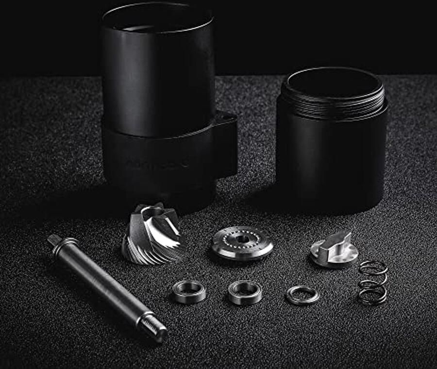 Handmatige koffiemolen met verstelbare instellingen RVS conische maalschijven voor AeroPress espresso pouring en French press