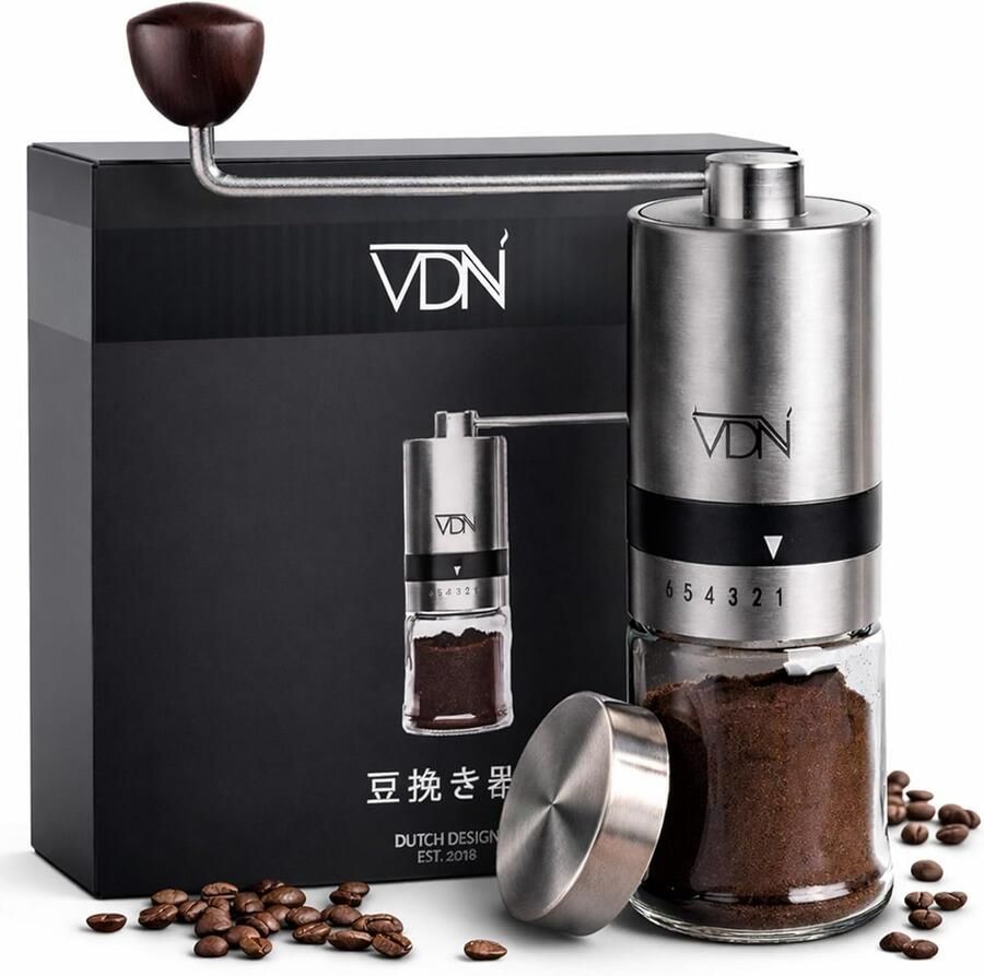 Handmatige Koffiemolen met Verstelbare Maalgraad voor Verse Koffiebonen