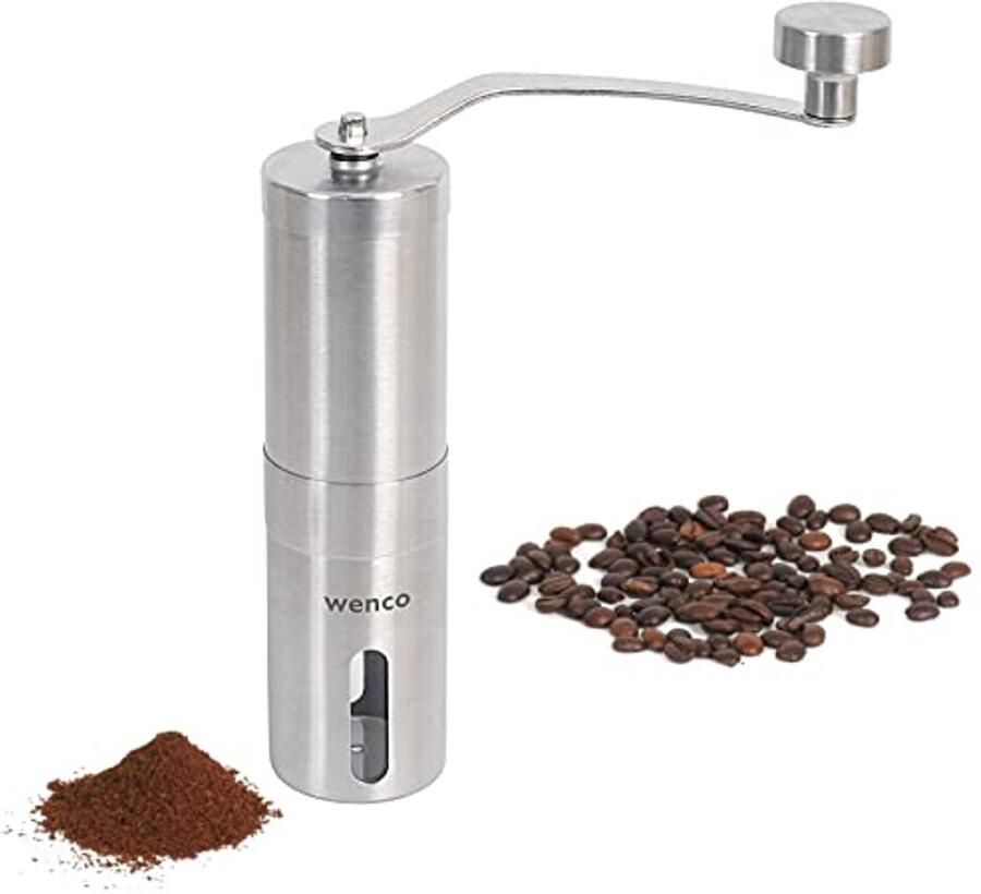 Handmatige koffiemolen met verstelbare maalgraad voor versgemalen koffie