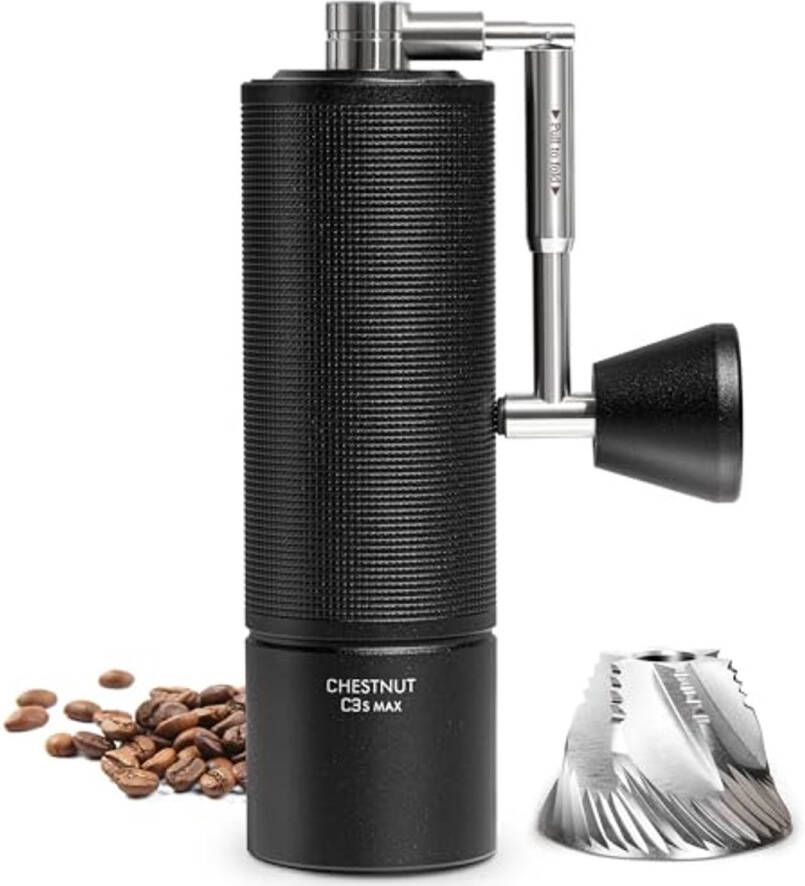 Handmatige koffiemolen met volledig metalen behuizing Perfect voor Espresso en French Press