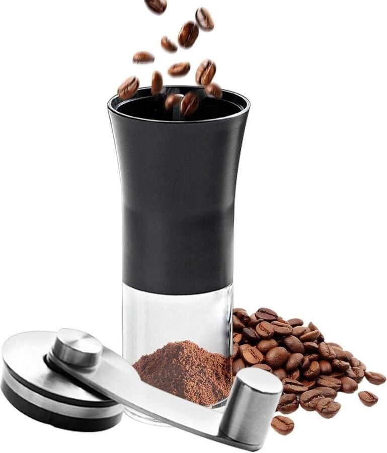 Handmatige Koffiemolen Roestvrij Staal Verse Koffie Malen Instelbare Keramische Molen 11 x 7 x 15 cm