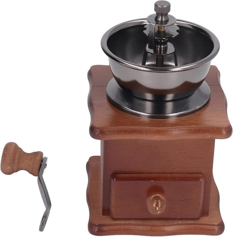 Handmatige Koffiemolen Roestvrij staal Verse Koffie Verstelbaar Baken N.v.t. Zilver