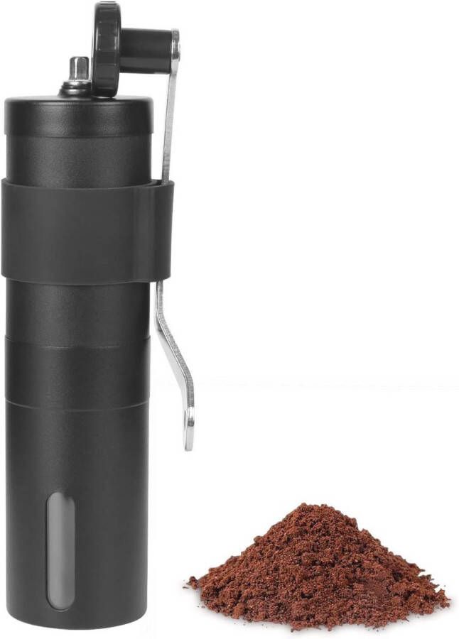 Handmatige Koffiemolen van Roestvrij Staal Perfect voor Thuis Kantoor en Reizen