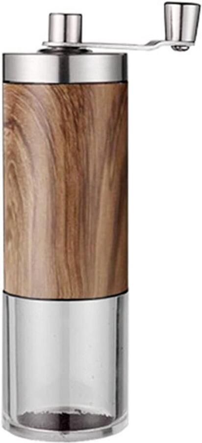 Handmatige Koffiemolen voor Bonen Granen en Kruiden met Verstelbare Keramische Maalschijf