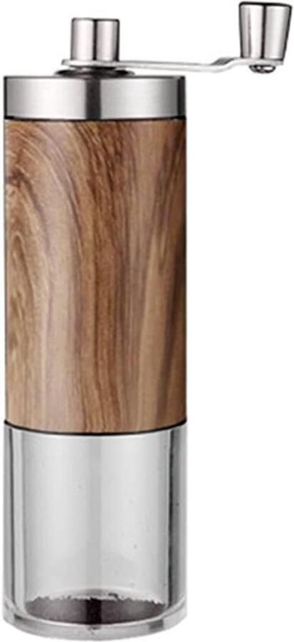 Handmatige Koffiemolen voor Bonen Granen en Kruiden met Verstelbare Keramische Maalschijf