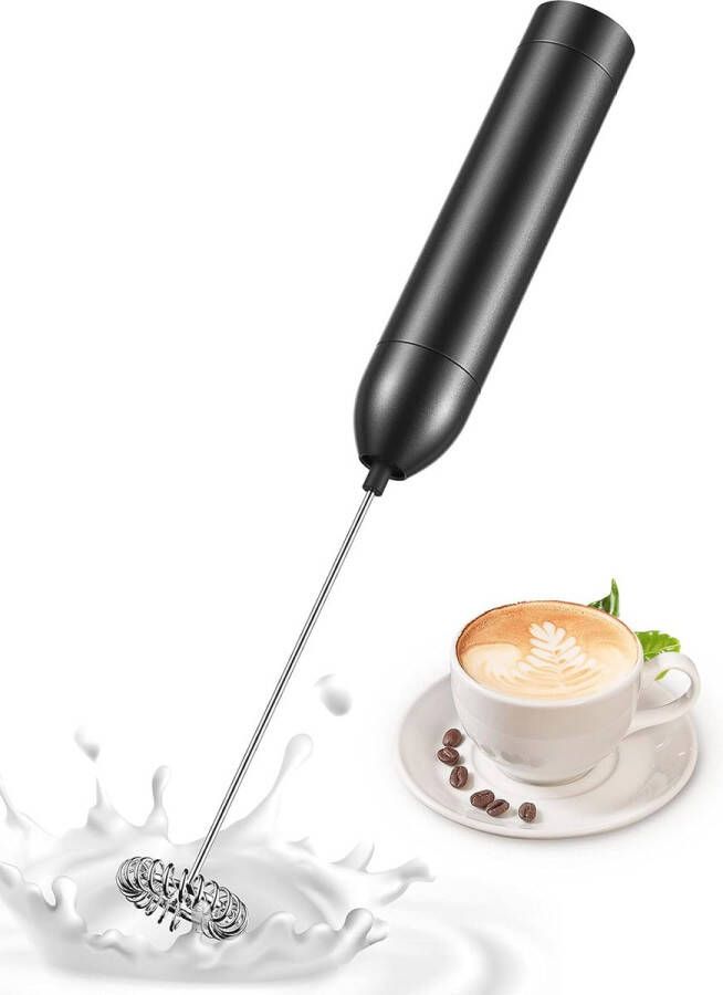 Handmatige Melkopschuimer Mini Elektrische Foam Maker voor Koffie en Dranken Hoogvermogen 12000 RPM Motor Draadloos en Compact