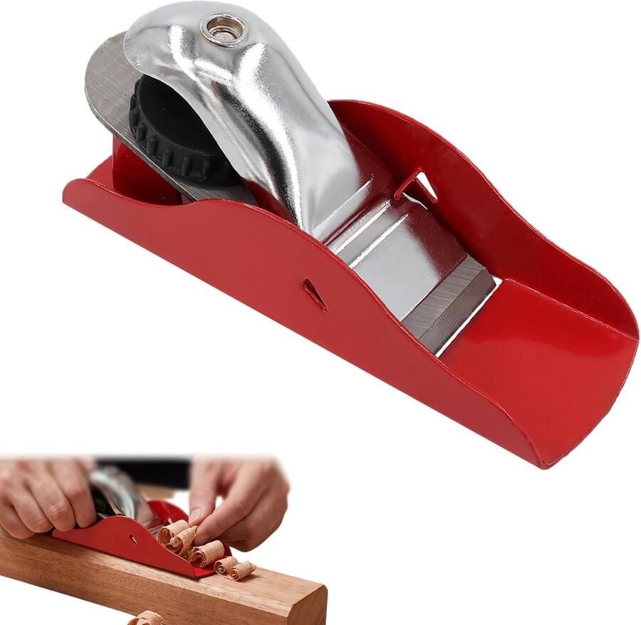 Handmatige mini-houtschaaf compact en licht ergonomisch ontwerp ideaal voor meubelreparatie SnelShoppen