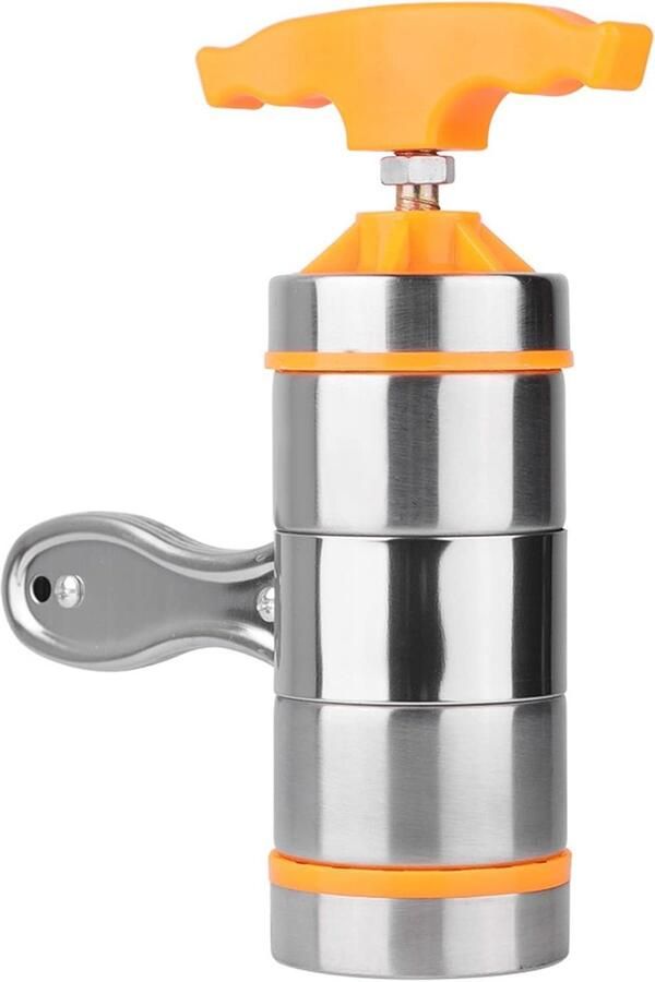 Handmatige Noodle Persmachine voor Thuis of Restaurant met 7 Mallen RVS Pasta Maker voor Versgemaakte Noedels en Pasta