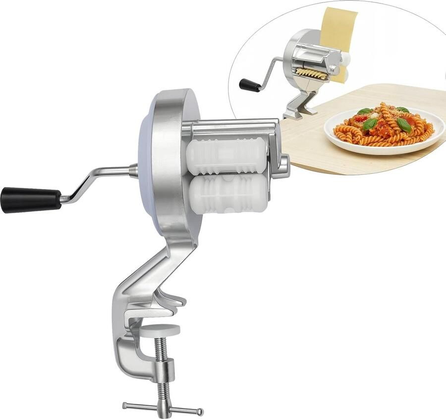 Handmatige pastamachine aluminiumlegering pastamachine met handslinger voor zelfgemaakte pasta