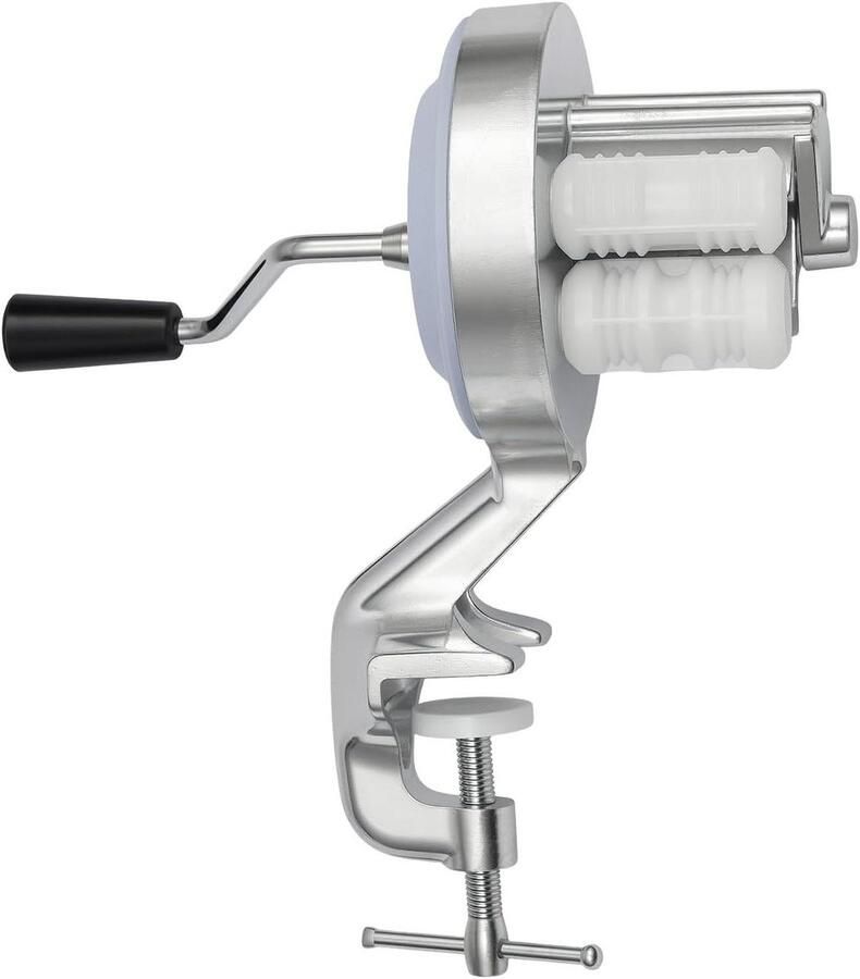 Handmatige Pastamachine Gnocchi Maker Zelf Pasta Maken Stabiele Tafelklem Tot 5cm Tafel Zilver