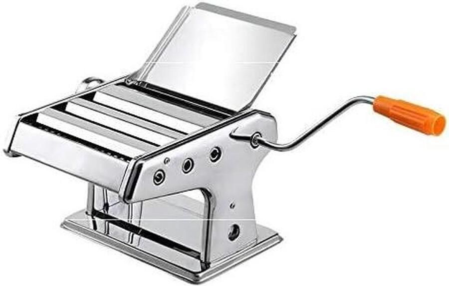 Handmatige Pastamachine Noodle Maker Zelf Pasta Maken Roestvrij Staal Niet gespecificeerd Zilverkleurig