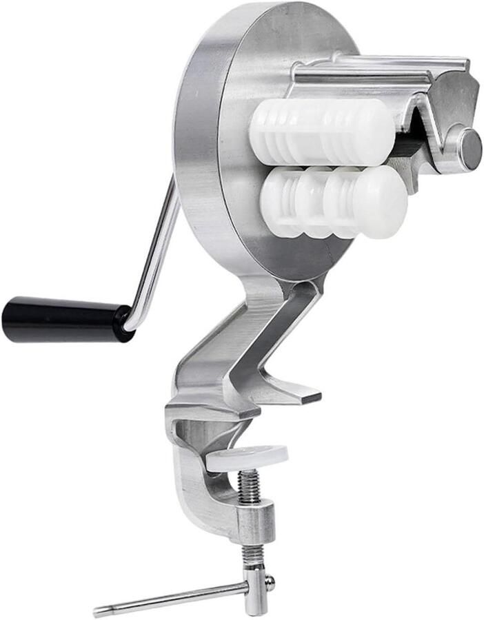 Handmatige Pastamachine Pastamaker Cavatelli Verse Pasta Maken Aluminiumlegering 27x11cm Zilver