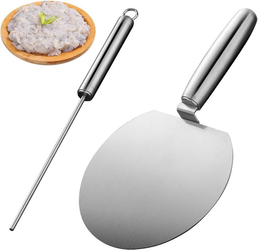 Handmatige Pastamachine Pastamaker Keuken Zelf Pasta Maken Roestvrij Staal 27.8 x 15.2 cm Zilverkleurig