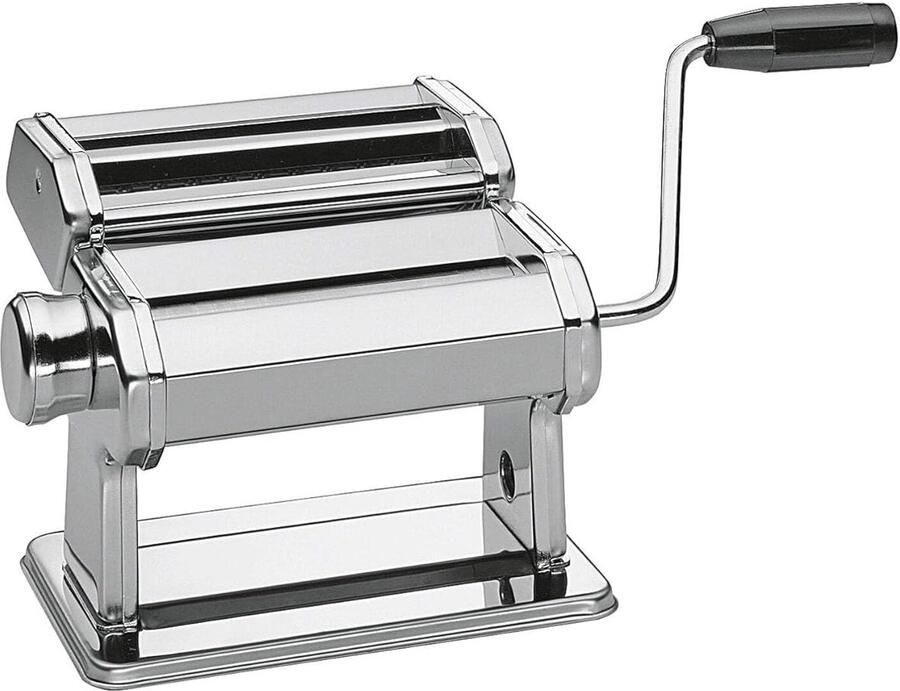 Handmatige Pastamachine Pastamaker Zelf Pasta Maken Roestvrij Staal 40 x 30 x 20 cm Zilver