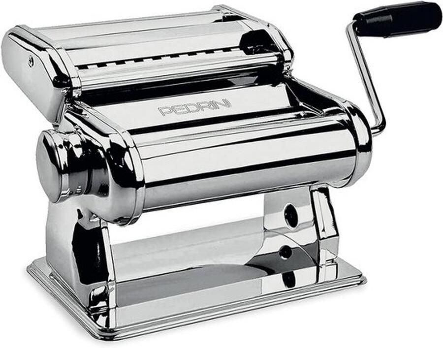 Handmatige pastamachine van staal voor tagliatelle lasagne en tagliolini Inclusief 3 matrijzen