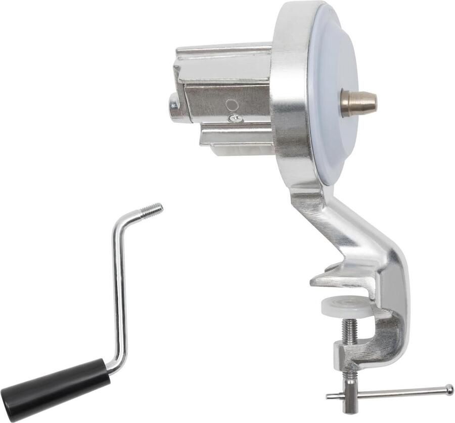 Handmatige Pastamaker Deegpers Pasta Maken Stabiele Tafelhouder Tot 5cm Dikte Zilver