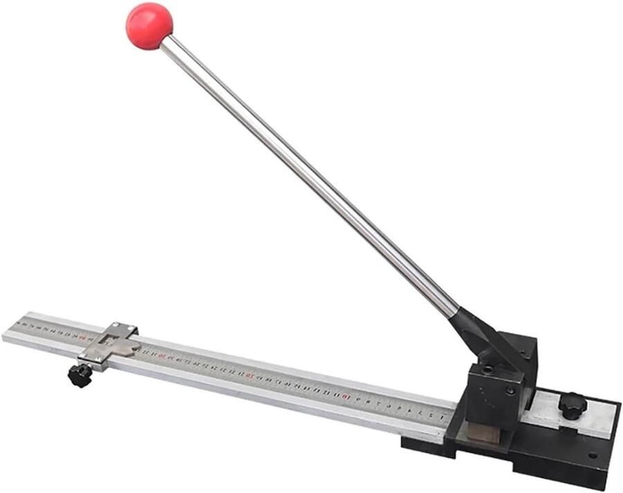 Handmatige Ril Snijmachine PVC Snijder Vouwmachine Kaarten Maken Nauwkeurige 90° Hoek Snede 10-500 mm Zwart