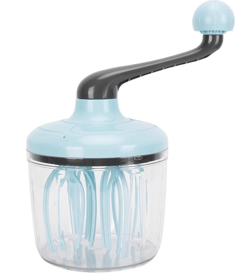 Handmatige Room Mixer Eierklopper Garde Bakken Mixen Tandwiel Rotatie Ontwerp 1.1 Liter Groen