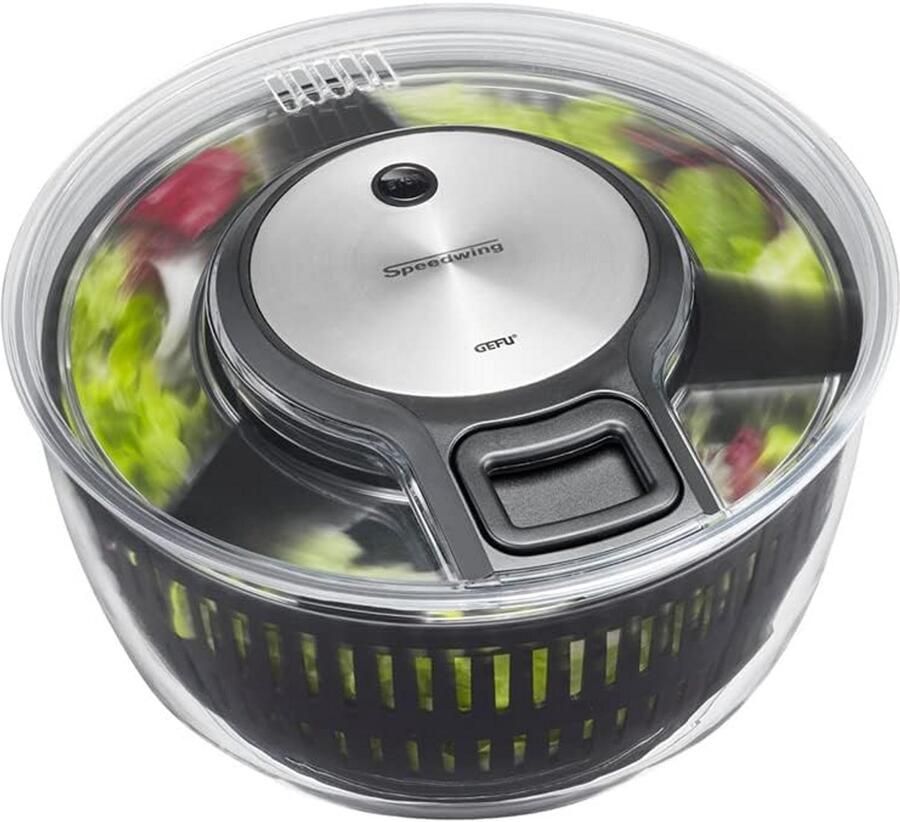 Handmatige Saladecentrifuge met Grote Inhoud en Schenktuit