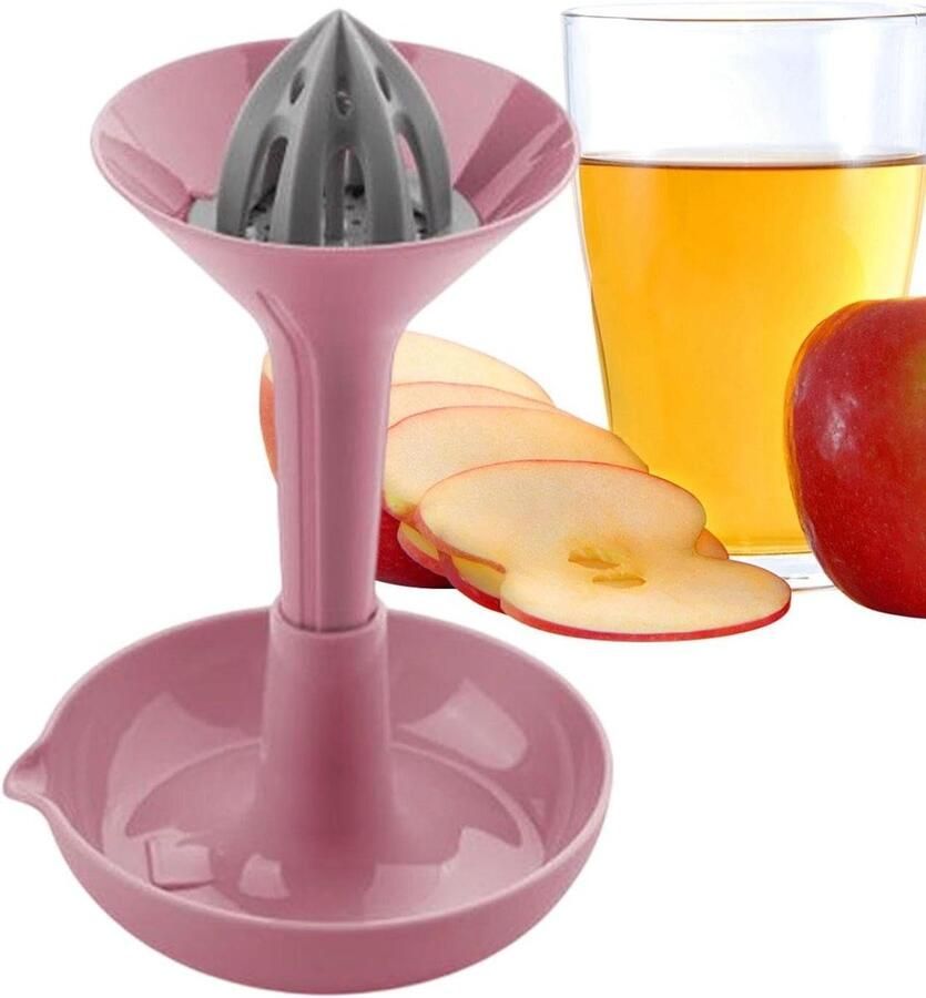Handmatige Sapcentrifuge Citruspers Keuken Sap Maken Groothoek Ontwerp 135 x 21 x 135 cm Roze