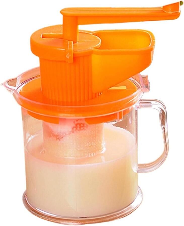 Handmatige Sapcentrifuge Fruitpers Gezond Sap Maken Vaatwasser Veilig 10.9H cm Willekeurig