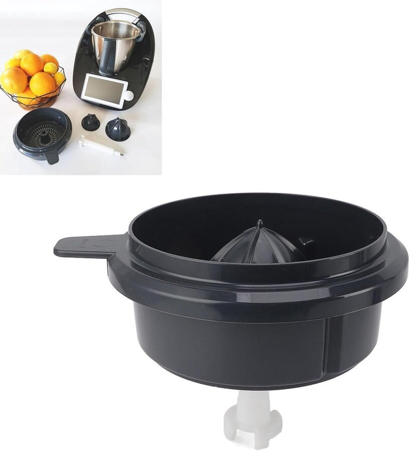 Handmatige Sapcentrifuge Keuken Sapper Vers Sap Maken Met Zeefmand 21 x 8.98 cm Zwart