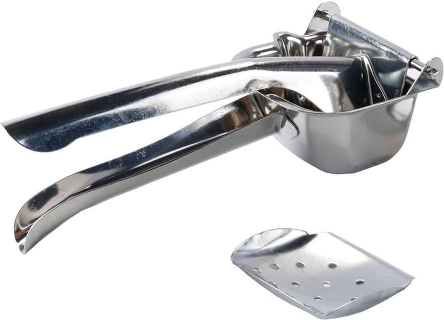 Handmatige Sapcentrifuge Keukenpers Vers Sap Maken 304 Roestvrij Staal 23 x 7 x 12 cm Zilver