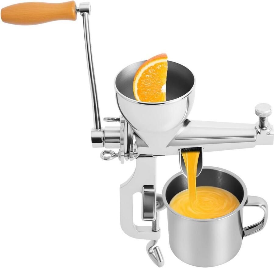 Handmatige Sapcentrifuge van RVS voor Tarwegras en Groenten