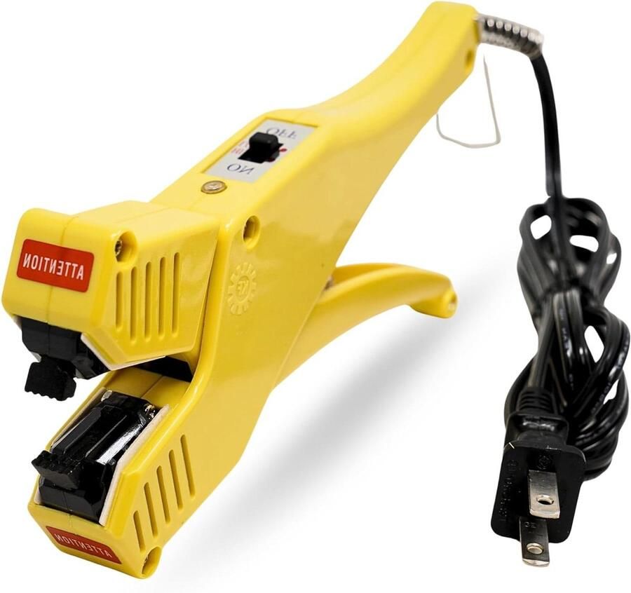 Handmatige Sealer Plastic Verpakker Verpakkingen Sluiten Dubbele Temperatuur 20 Watt Geel