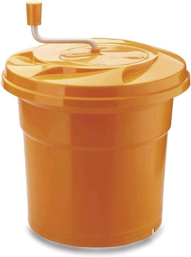 Handmatige Slacentrifuge Keuken centrifuge Salade Drogen Vaatwasserbestendig 12 Liter Wit