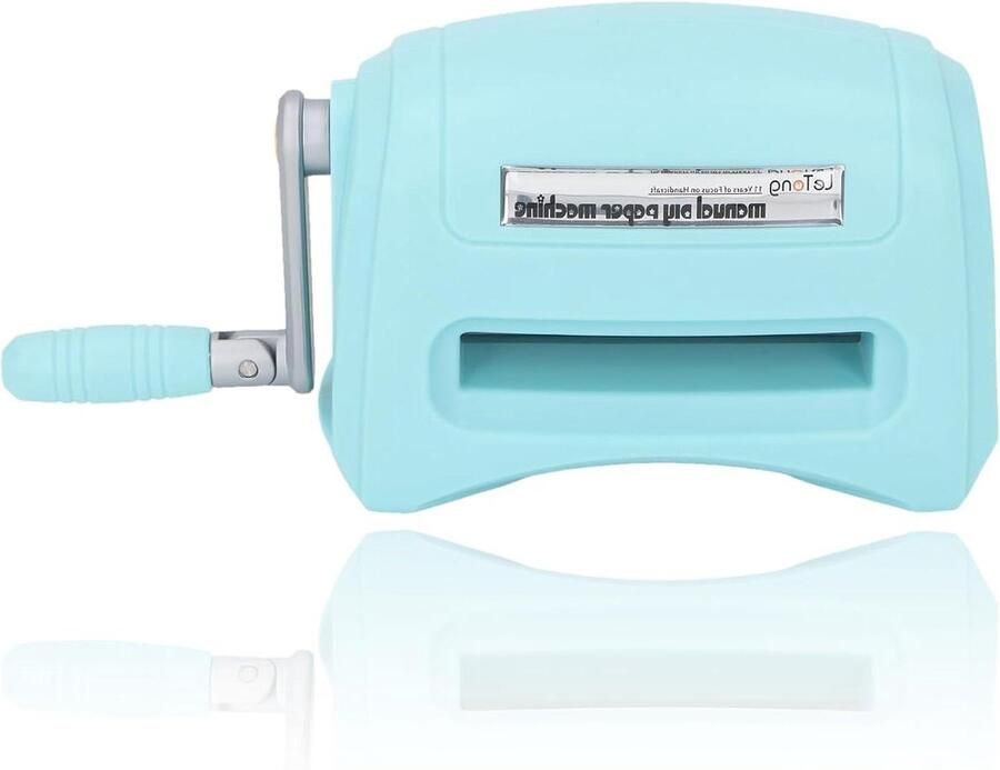 Handmatige Snijmachine Embosing Machine Hobby Projecten Ingebouwd Zuigsysteem 160x95x75mm Turquoise
