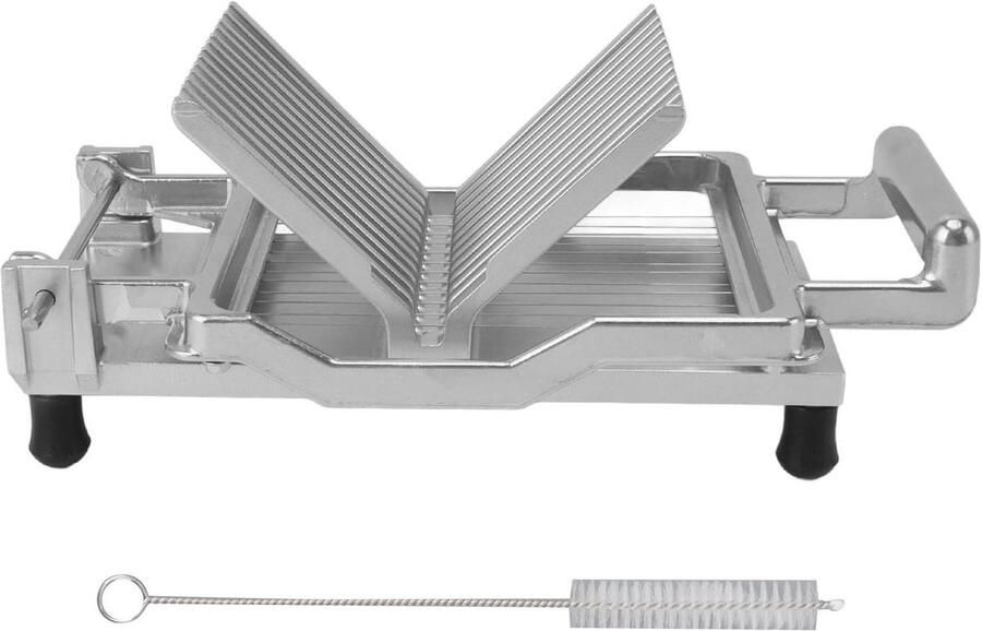 Handmatige Snijmachine Kaas Vlees Snijder Brood Beleg Snijden Roestvrij Staal 32x17x14cm