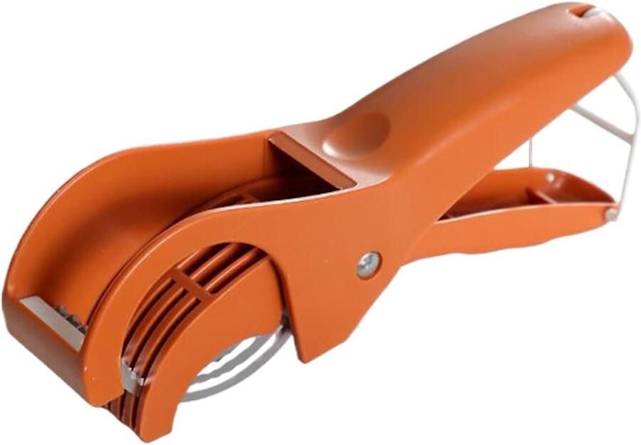 Handmatige Snijmachine Keukenhulp Maaltijdbereiding Roestvrijstaal 18 x 6.2 cm Oranje