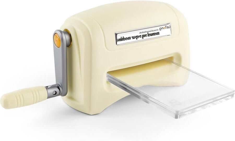 Handmatige Snijmachine Papier Embosser Kaarten Maken Compact Ontwerp 160 mm Wit
