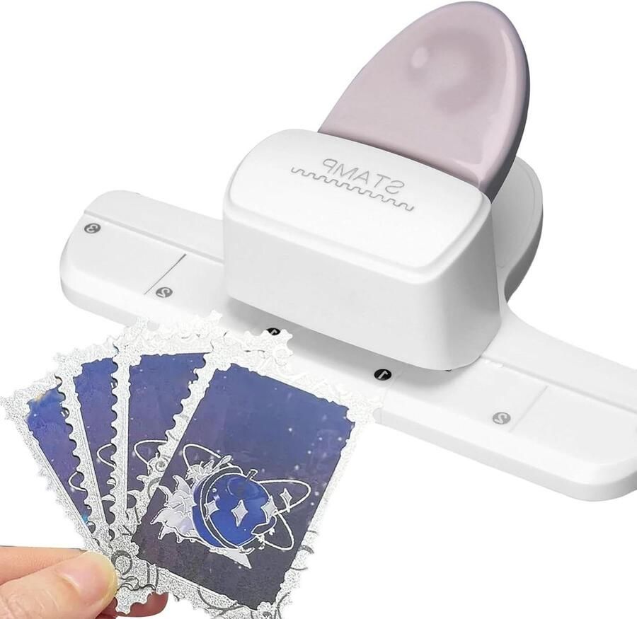 Handmatige Snijmachine Papier Embosser Scrapbooking Hobby Nauwkeurige Metaal Snijkern 16 x 92 x 6 cm Wit