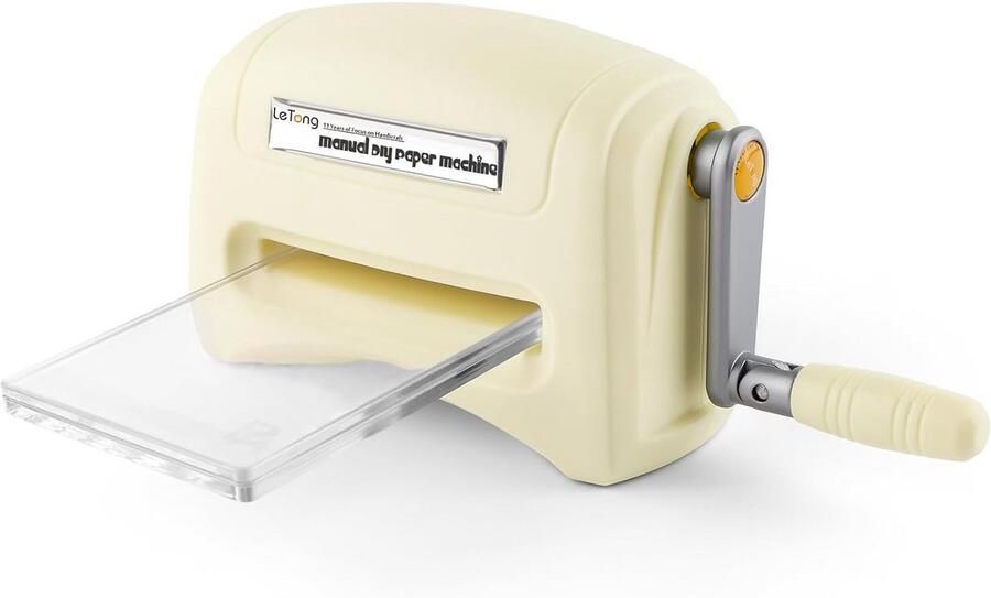 Handmatige Snijmachine Relief Machine Kaarten Maken Compact Ontwerp 16 cm Wit