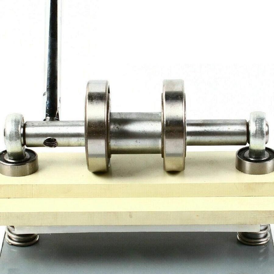 Handmatige Snijmachine Stansmachine Embosser Papier PVC Snijden Roestvrijstalen Constructie 215x100mm Geel Grijs