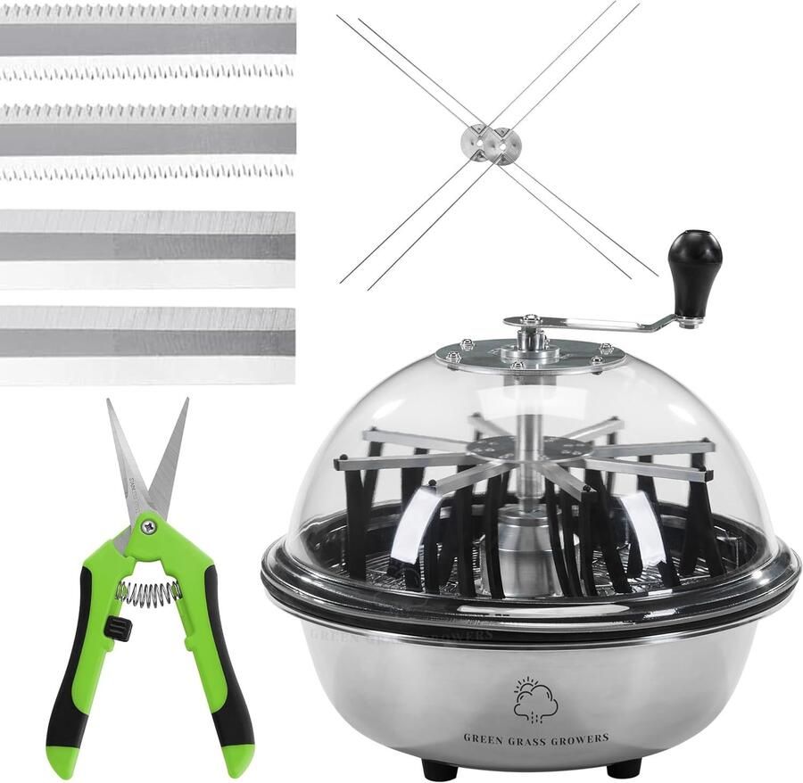 Handmatige Snijmachine voor Hydrocultuur Transparant 41 cm Roestvrijstalen Messen Voor Tuinliefhebbers
