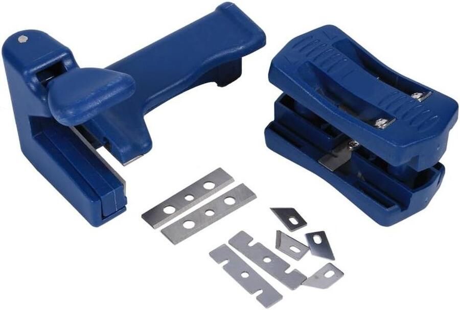 Handmatige snijmachine voor velden en timmerwerk Dubbele rand strip snijmachine voor PVC en trim staart koppeling