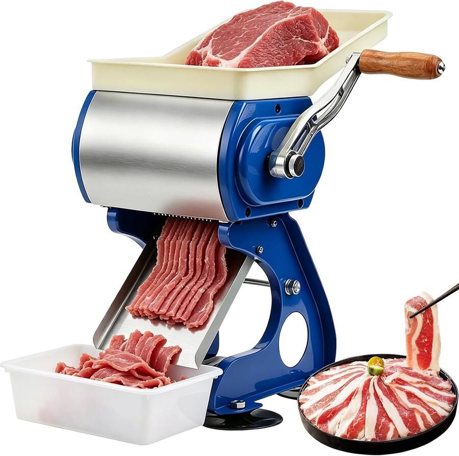 Handmatige snijmachine voor vlees ham