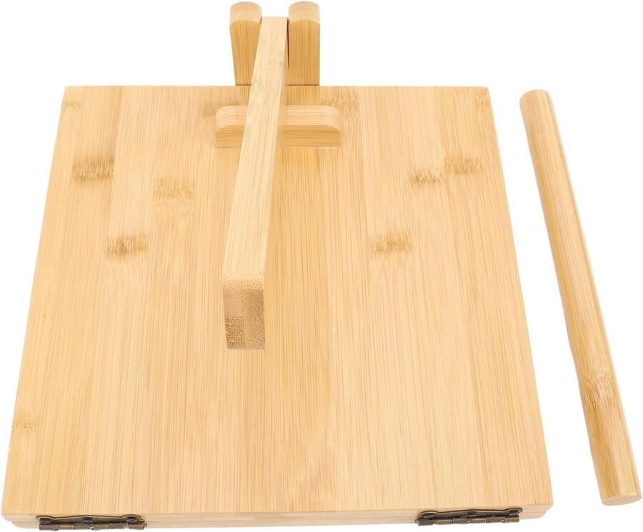 Handmatige Tortillapers van Hout 12 Inch Roti Pers voor het Makkelijk Maken van Tacos Chapatis en Pannenkoeken Thuis