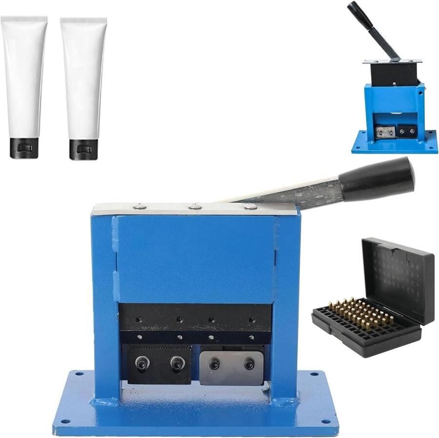 Handmatige Tube Sealer Krimpmachine Aluminium Verpakking Sluiten Geïntegreerde Codeerder 60 mm Breedte Zilver