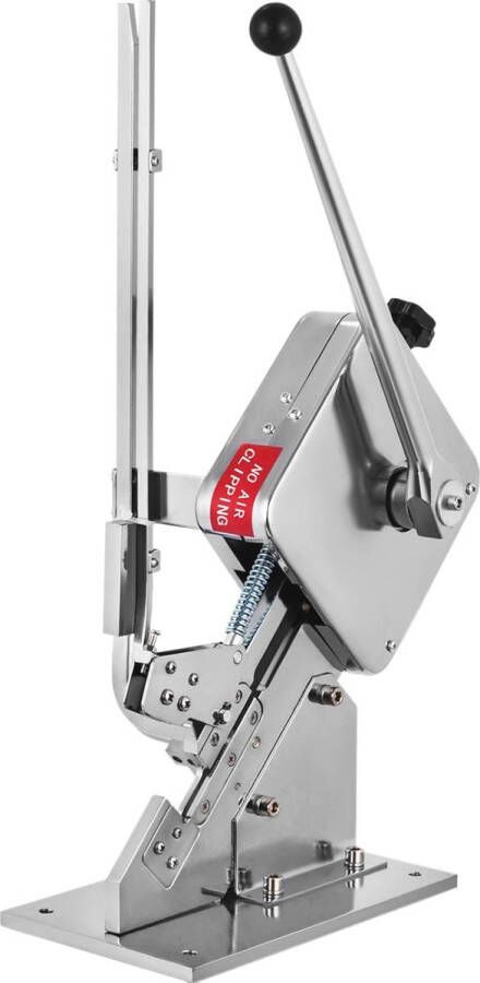 Handmatige U-vormige worstclip-snijmachine 5000 stuks robuuste broodsnijmachine van A304-fijn staal met inklapbaar ontwerp