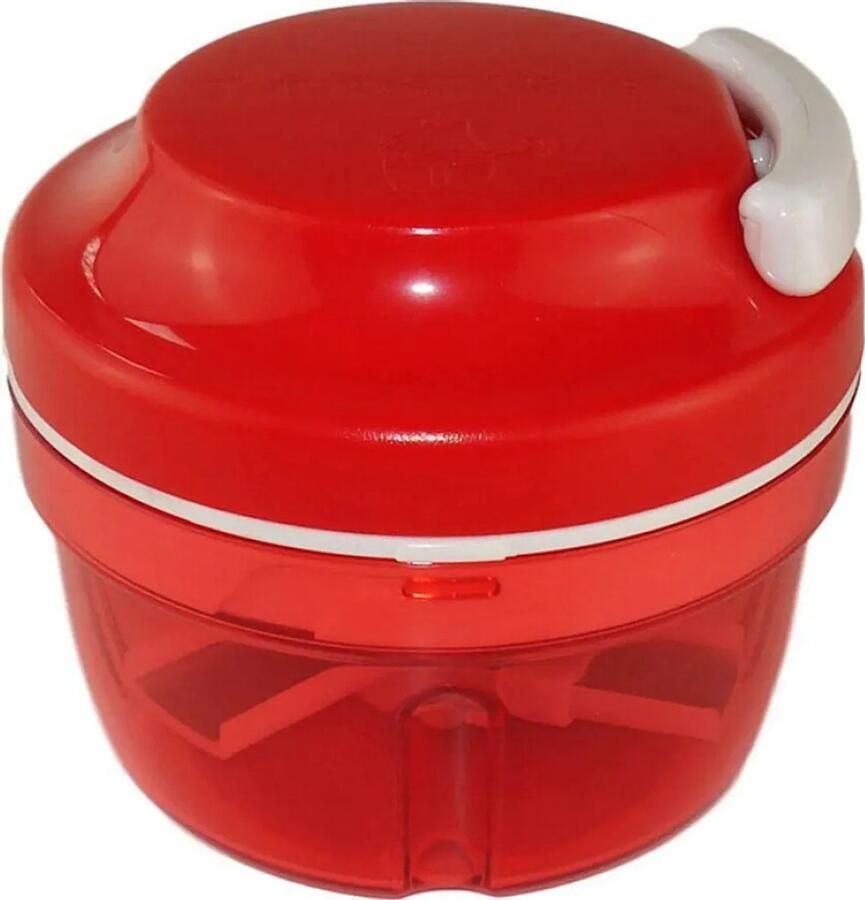 Handmatige uienhakker van 300 ml met wielen groentehakker handmatige multifunctionele hakker snelle hakker knoflookhakker universele hakker handmatige voedselhakker uienhakker