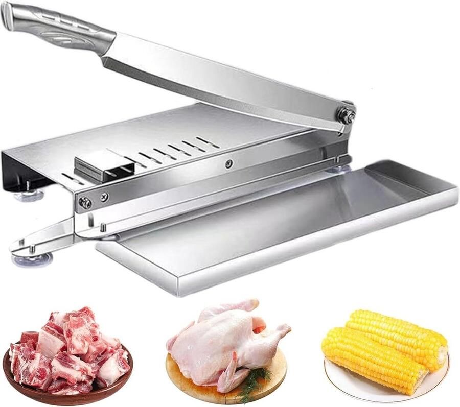 Handmatige Vlees- en Bottenmolen van Roestvrij Staal