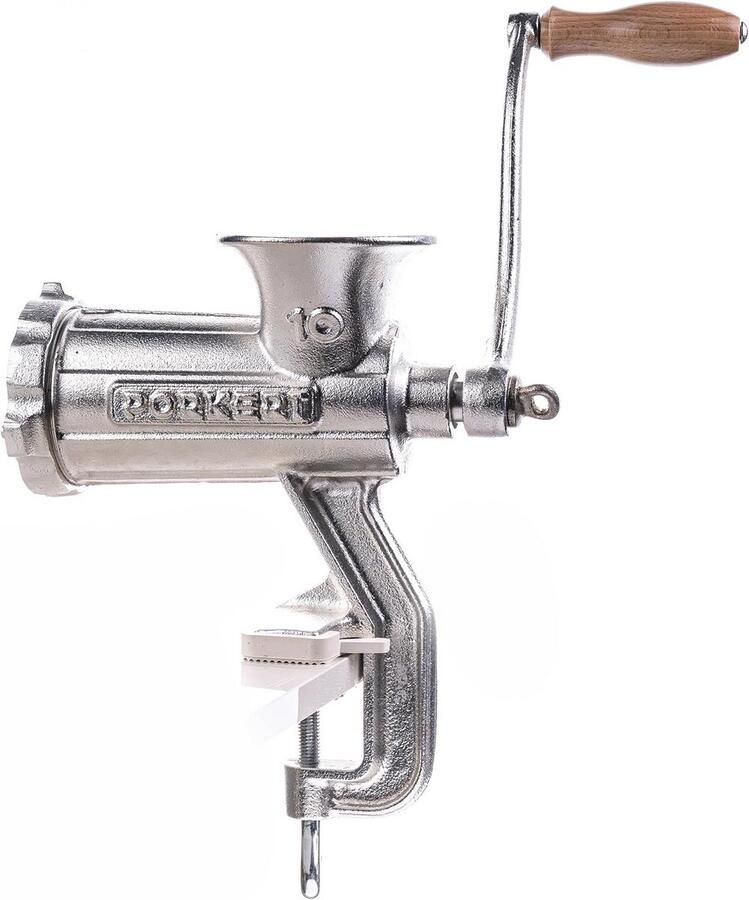 Handmatige Vleesmolen Gietijzer voor Thuisgebruik met Mes en 4 5 mm Gaten Schijf