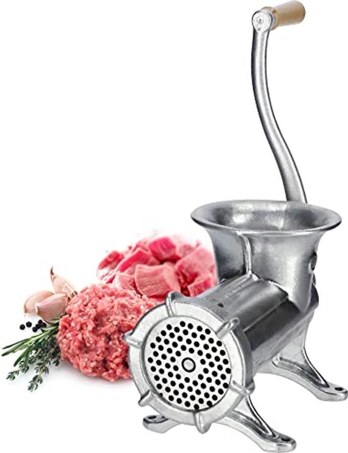 Handmatige Vleesmolen van Gietijzer Vintage Keukenapparatuur in 6 Maten