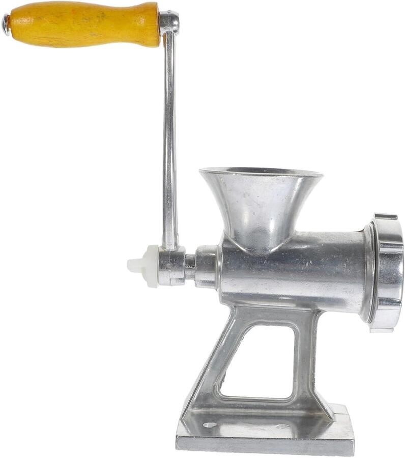 Handmatige Vleesmolen Worstenvuller Keuken Zelf Worsten Maken Handmatige Bediening 6.09 x 5.89 inch Zilver