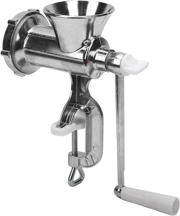 Handmatige Vleesmolen Worstenvuller Keukenhulp Zelf Worst Maken Duurzame Aluminiumlegering Nr. 10 Zilver