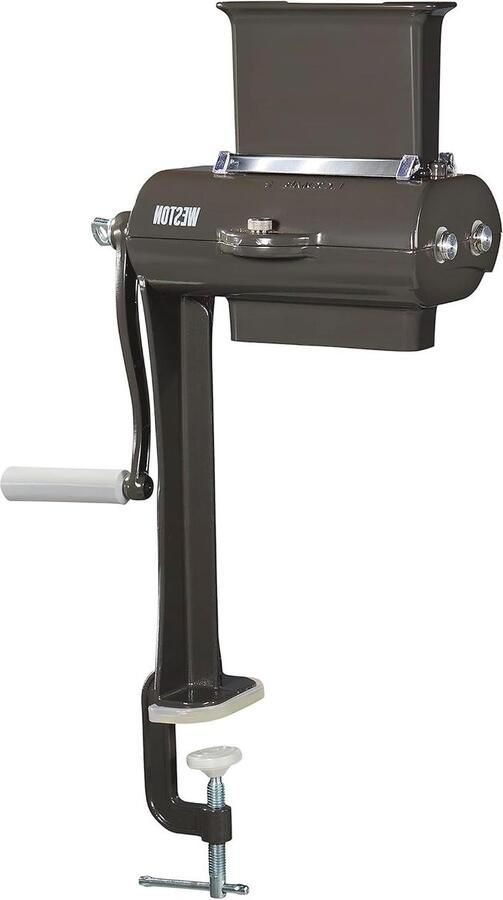 Handmatige Vleessnijder Snijmachine Jerky Vlees Bereiden 32 Roestvrijstalen Messen 5 inch Breed Houtskoolgrijs
